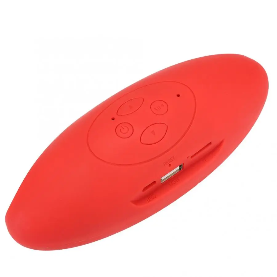 Soundbar Cool Streamlined Oval Shaped Subwoofer Bluetooth Speaker with FM Function Card Slot