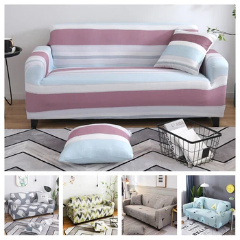 

Home Office Sofa Protective Cover High Elastic All-inclusive Tight Wrap Sofa Cover Stretch Non-slip Dustproof Slipcover