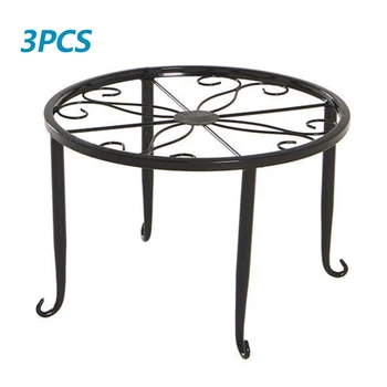 

3PCS Metal Potting Plant Bracket Multi-Function Anti-Rust Steel Structure Bracket