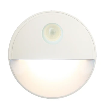 

Half Moon Induction LED Lamp Round Human Body Motion Sensor Night Light Battery Power LED Light Children's Night Light