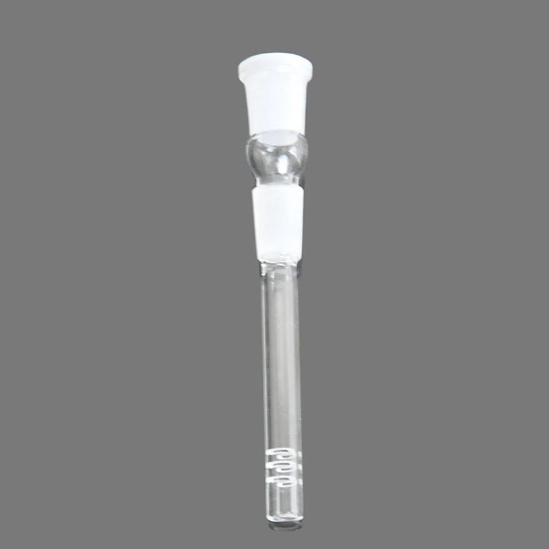 Мини стеклянный даунстебль диффузор 14 мм до 18 мм Мужской Женский шарнир стекло вниз рукоятка адаптер для стекла Banger водные трубки для курения