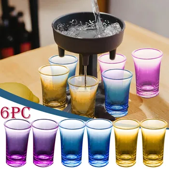 

6pcs Acrylic Stemless Wine Glasses and Water Tumblers, Made of Shatterproof Plastic Wine Beer Cocktail Wedding Glass #40