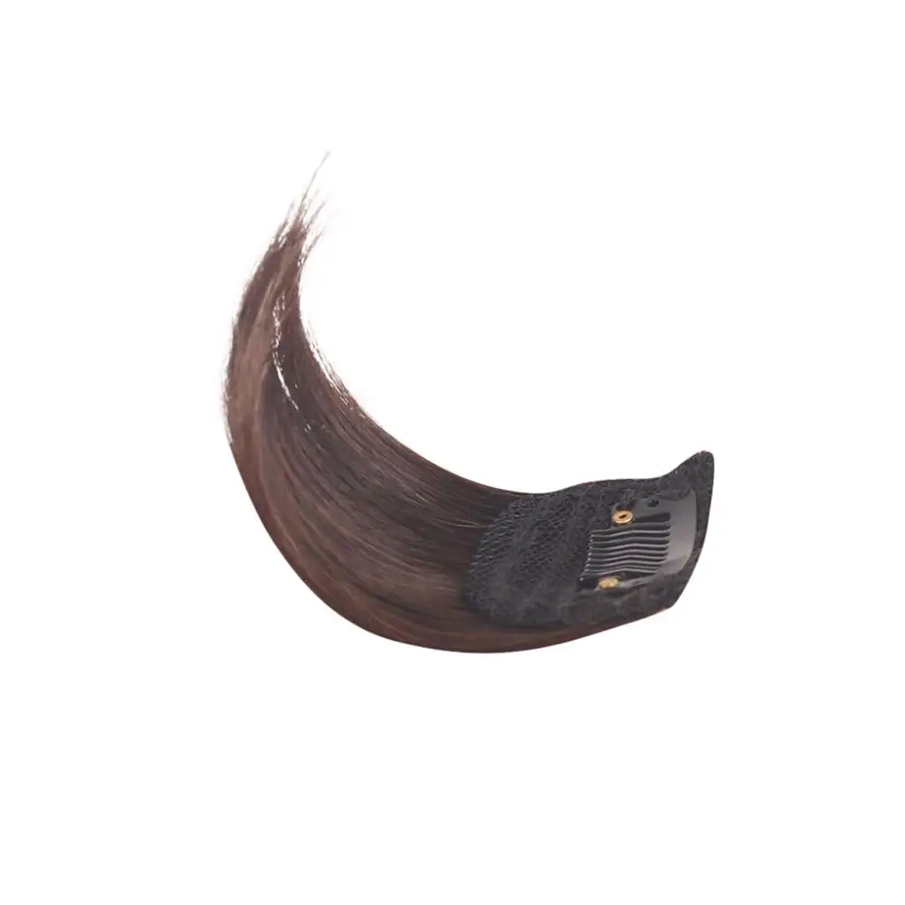 Xmas Head clip 5 × 10 см женские сексуальные накладки для волос, накладки для волос, покрытие для челки, термостойкие настоящие волосы, невидимая Подушечка для увеличения объема волос 30N21 - Цвет: Xmas Head clip