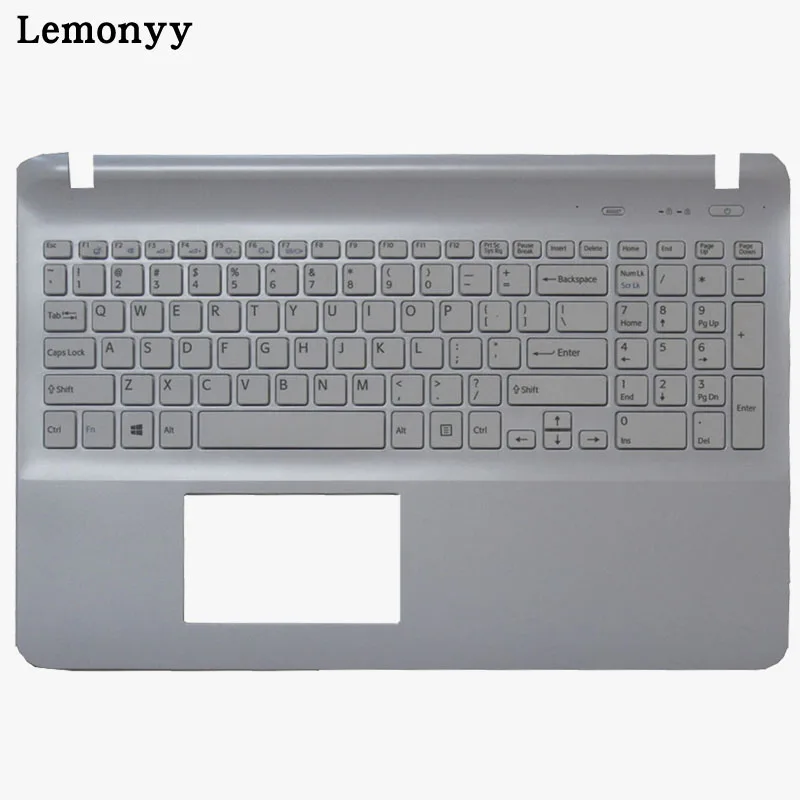 Клавиатура ноутбука США для sony SVF152A29T SVF1521 SVF152C26L SVF153A1YL SVF15218CXW с верхней крышкой - Цвет: White