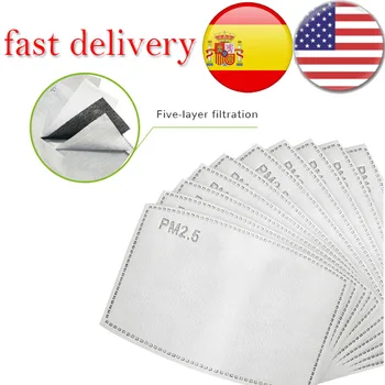 

10pcs/Lot PM2.5 Filter Paper Anti Haze Mouth Mask Anti Dust Mask Filter Paper Health Care
