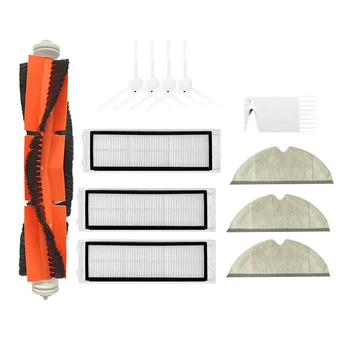 

12Pcs Suitable for Xiaomi 1C ing Robot Accessories, Side Brush, Rag, Haipa Filter, Roller Brush, Accessories