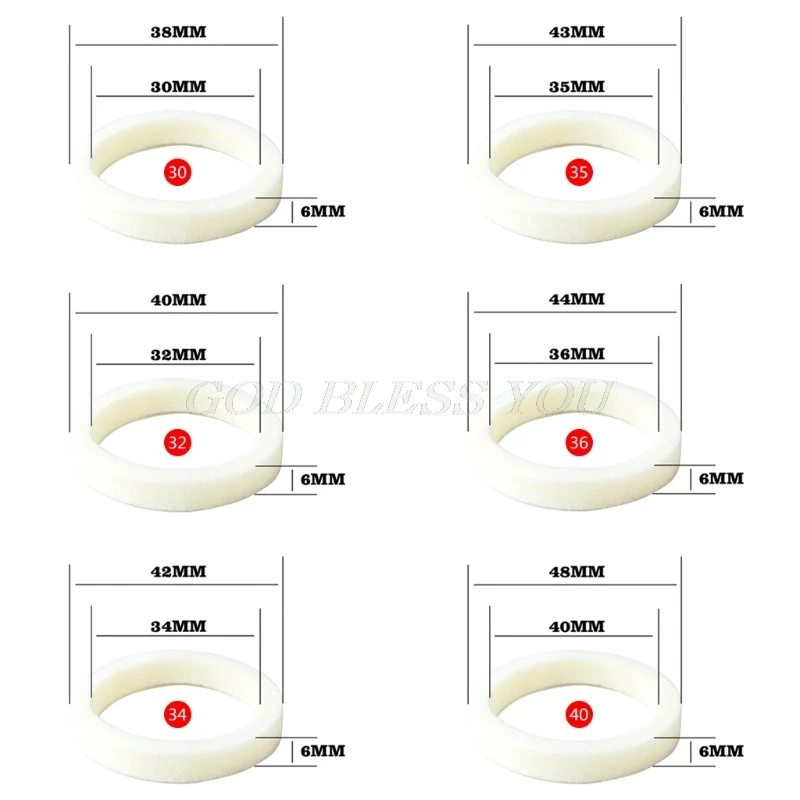 2 шт Передняя вилка для велосипеда насадка из губки пены масла поглощать уплотнение 30/32/34/35/36/38/40 мм