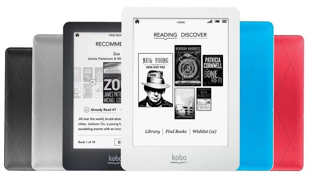 Устройство для чтения книг Kobo glo/kobo glo HD N613 e ink 6 дюймов 1024x768 2 Гб светильник ка Wi Fi