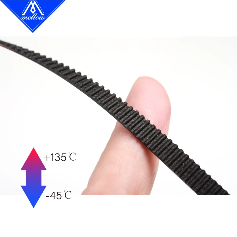 Mellow-gear Correia Síncrona Alta Temperatura Epdm Gates-ll2gt Largura Gt2 mm mm 10 mm Correia Dentada para Caixa Impressora 3d Voron Blv - Imagem 2