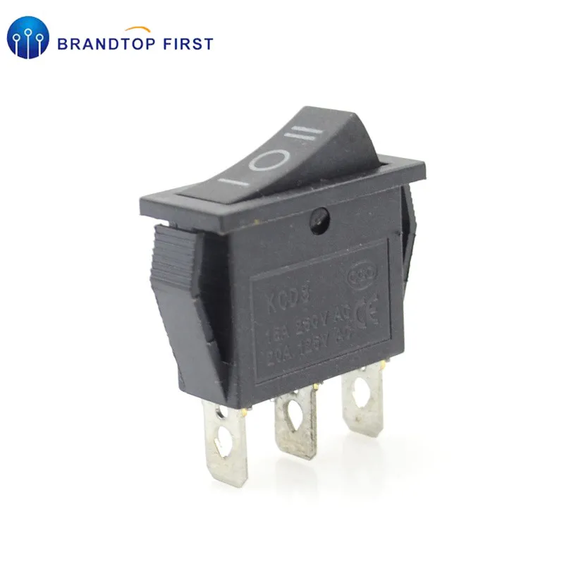 2 шт. KCD3 кулисный переключатель 15A /20A 125V/250V ВКЛ ВЫКЛ на 3 позиции контактного