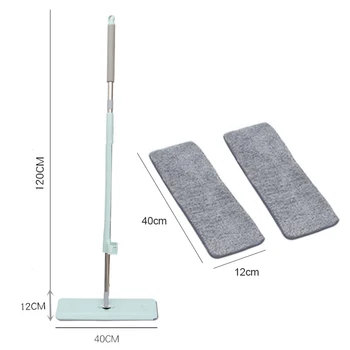 

Magic Cleaning Mops Free Hand Washing Flat Mop Lazy 360 Rotating Magic Mop With Squeezing Home Kitchen Floor Cleaner