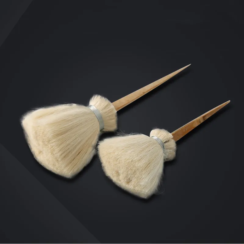 Pottery Tools Sweeping Gray Pen Moisturizing Pen Big Head Cleaning Wooden  Brush For Pottery Polymer Clay Ceramics Tools