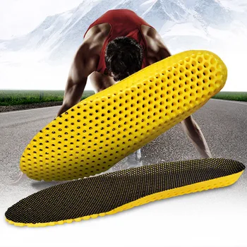 

Men Women Stretch Arch Support Breathable Running Soccer Foot Care Sport Insoles Shoes Pad Elastic Absorption Soft Cushions