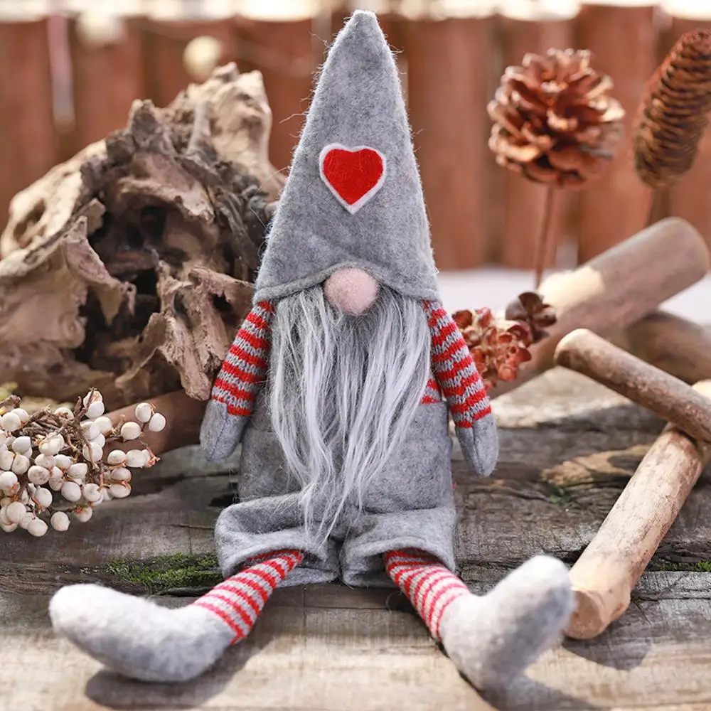 Ручной работы шведский Tomte Рождественское украшение Санта Клаус скандинавский