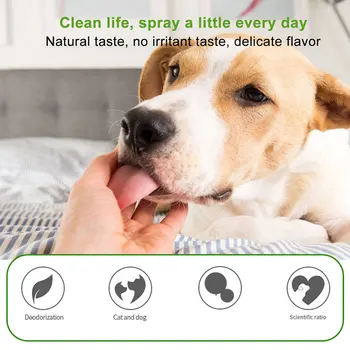 

Newest Pet Deodorizer Grooming Mist Dog Cat Cologne Bed Deodorant 30/50/100ML