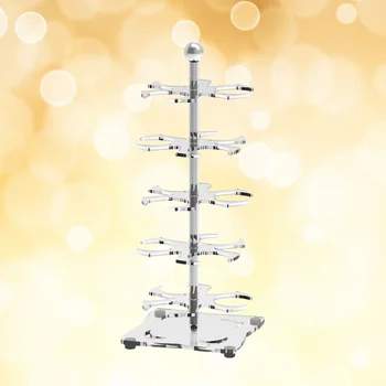 

Egg Holder Tree Acrylic Portable Assembly Egg Storage Display Rack Multifunctional Kitchen Egg Shelf Chocolate Storage Organizer