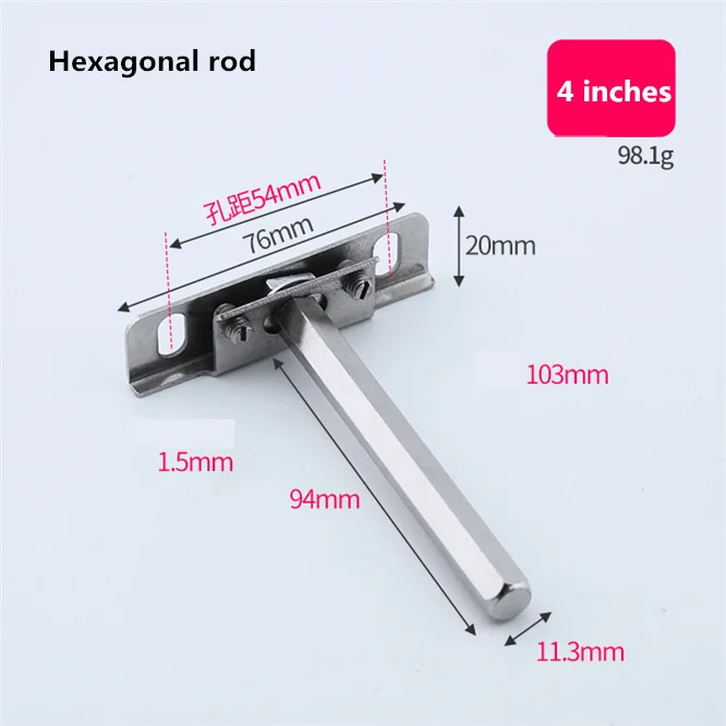 Круглый шестигранный стержень " 4" " Встроенная Скрытая скобка металлическая подставка для фиксации настольная Складная полка домашняя доска Складная подставка для полки