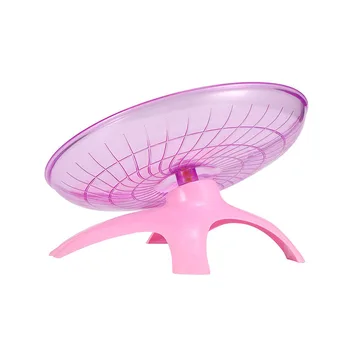 

Pet Hamster Flying Saucer Exercise Wheel Hamster Mouse Racing Disc Toy Cage Accessories For Pet Supplies