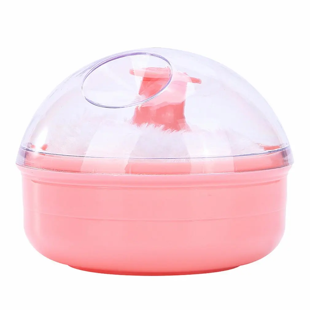 

Powder Puff Portable Baby Kid's Soft Body Talcum Powder Puff Sponge + Box Case Container Useful