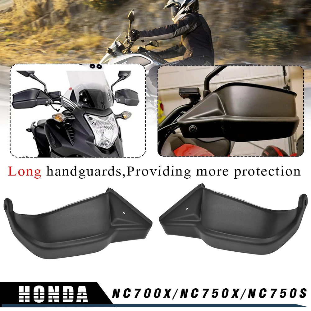 

Motorcycle Handguards Hand Shield Protector Hand Guard Protector Black for Honda NC700X NC750X NC750S 2016 2017 2018 2019