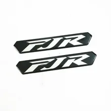 Motosiklet kaporta etiket kask etiket 3D logosu fit Yamaha FJR 1300 FJR1300 alüminyum epoksi EPD siyah etiket