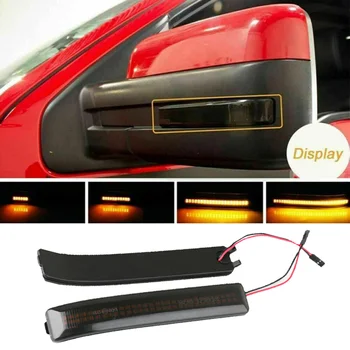 

Sequential Signal LED Turn Light Side Mirror For Ford F-150 F150 Bright