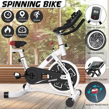 

Spinning Exercise Bike Fitness Sports Home bicicleta estatic GYM Cycling Equipment Smart LED Mute Bicycle Indoor Bodybuilding