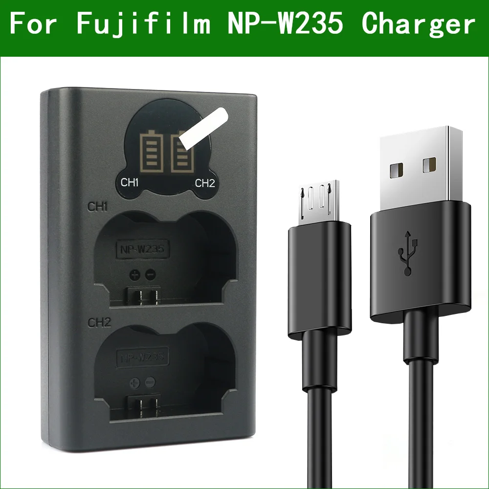 Fujifilm Dual Battery Charger BC-W235 For X-T4 