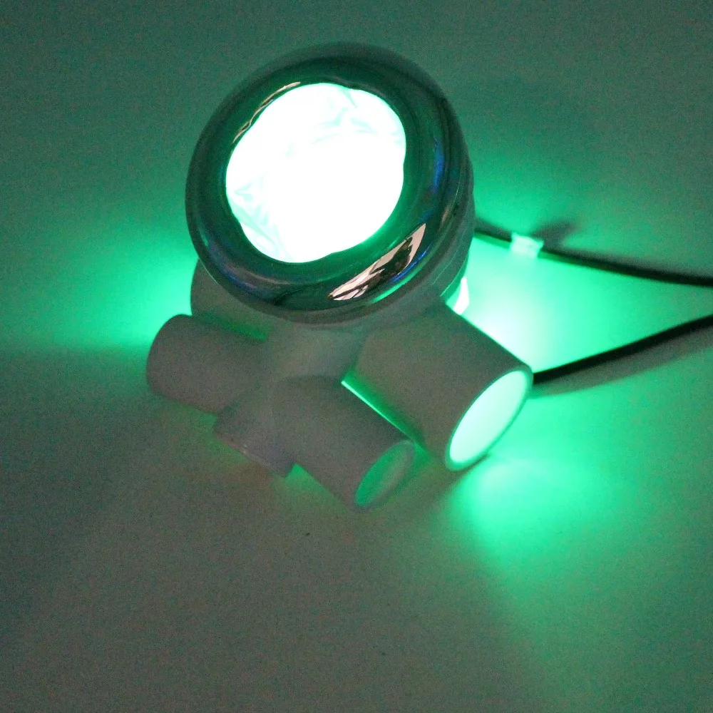10 шт. buit-in водонепроницаемый ip44 RGB светодиодный подводный горячая спа-Ванна светильник с водомётом/струями с светодиодный лампой с 1 подсветка для ПК контроллер