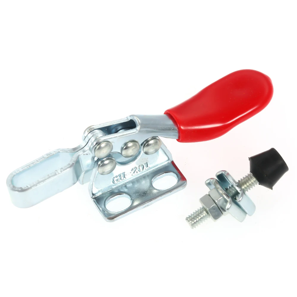 

1pc 45Kg Antislip Vertical Toggle Clamp GH-301A Plastic Covered Handle Toggle Clamp For Hand Tool