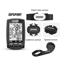 Igpsport igs50e formiga + gps bluetooth bicicleta sem fio cronômetro velocímetro ciclismo computador suporte à prova dwaterproof água