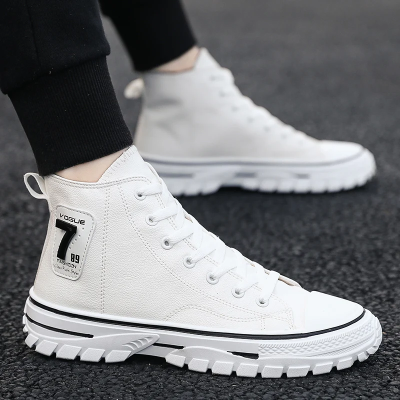 

Super Hot Spring and Autumn Men Boots Comfortable Quality High Top Shoes Men New Casual Shoes Botas Breathable Masculinas
