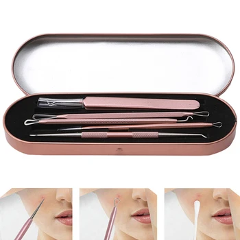 

Stainless Steel Blackhead Remover Tool Needles Dots Cleaner Acne Blemish Remover Needles Set Black Spots Pore Cleanser Tool