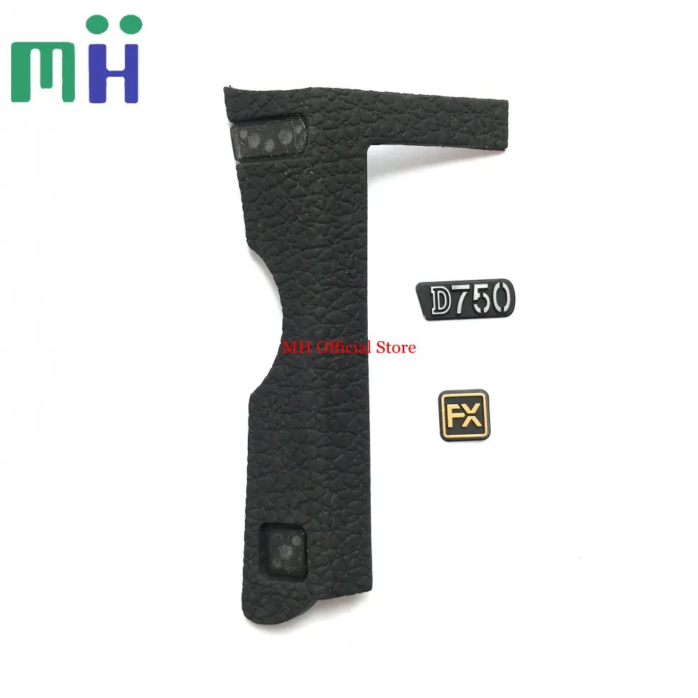 For Nikon D750 Front FX Name Side Rubber Cover Camera Spare Part Unit