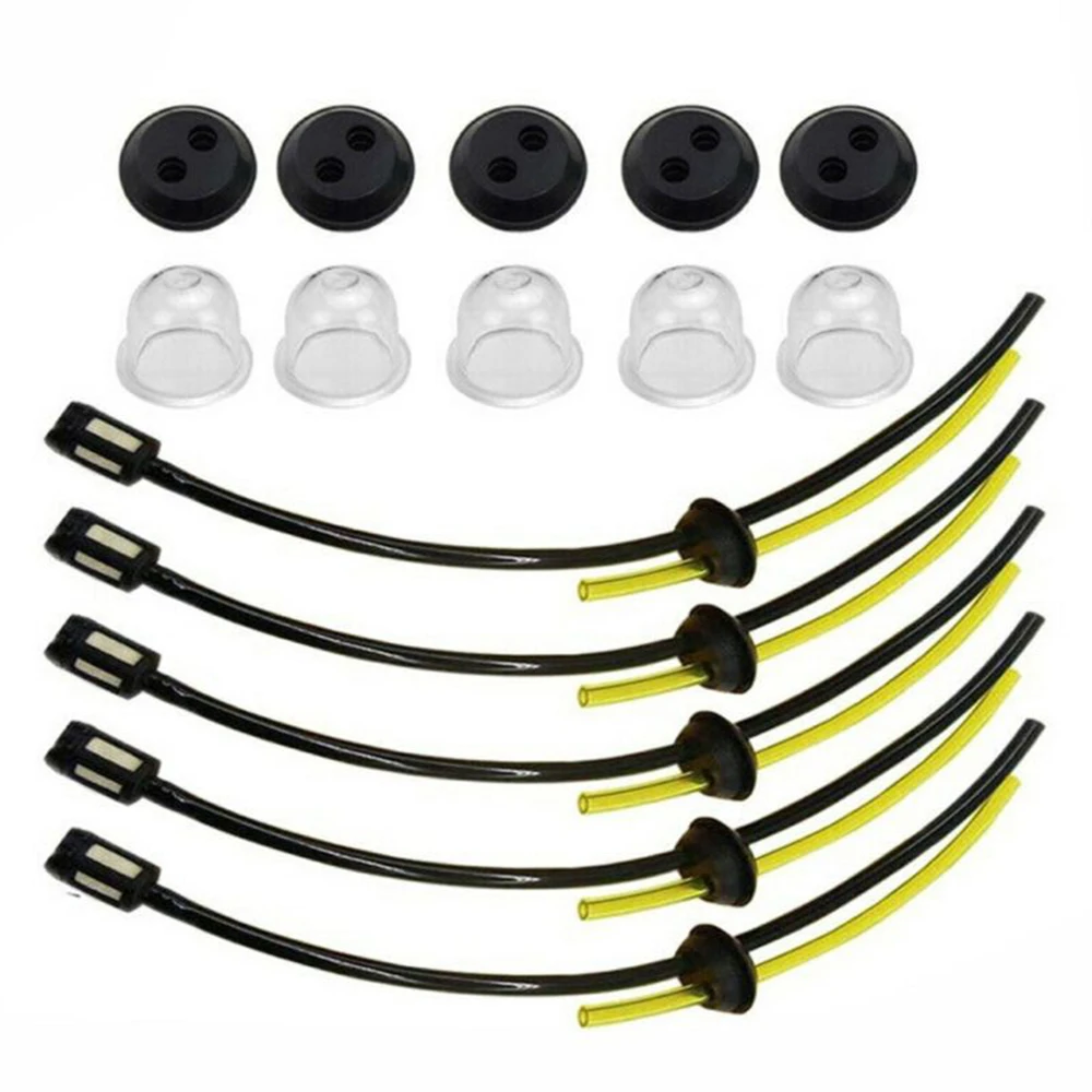 5Sets Strimmer Fuel Filter Pipes
