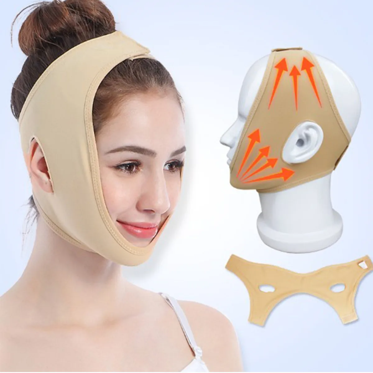 Face Lift Up Anti-Aging Wrinkle Band Facial V-Line Double Chin