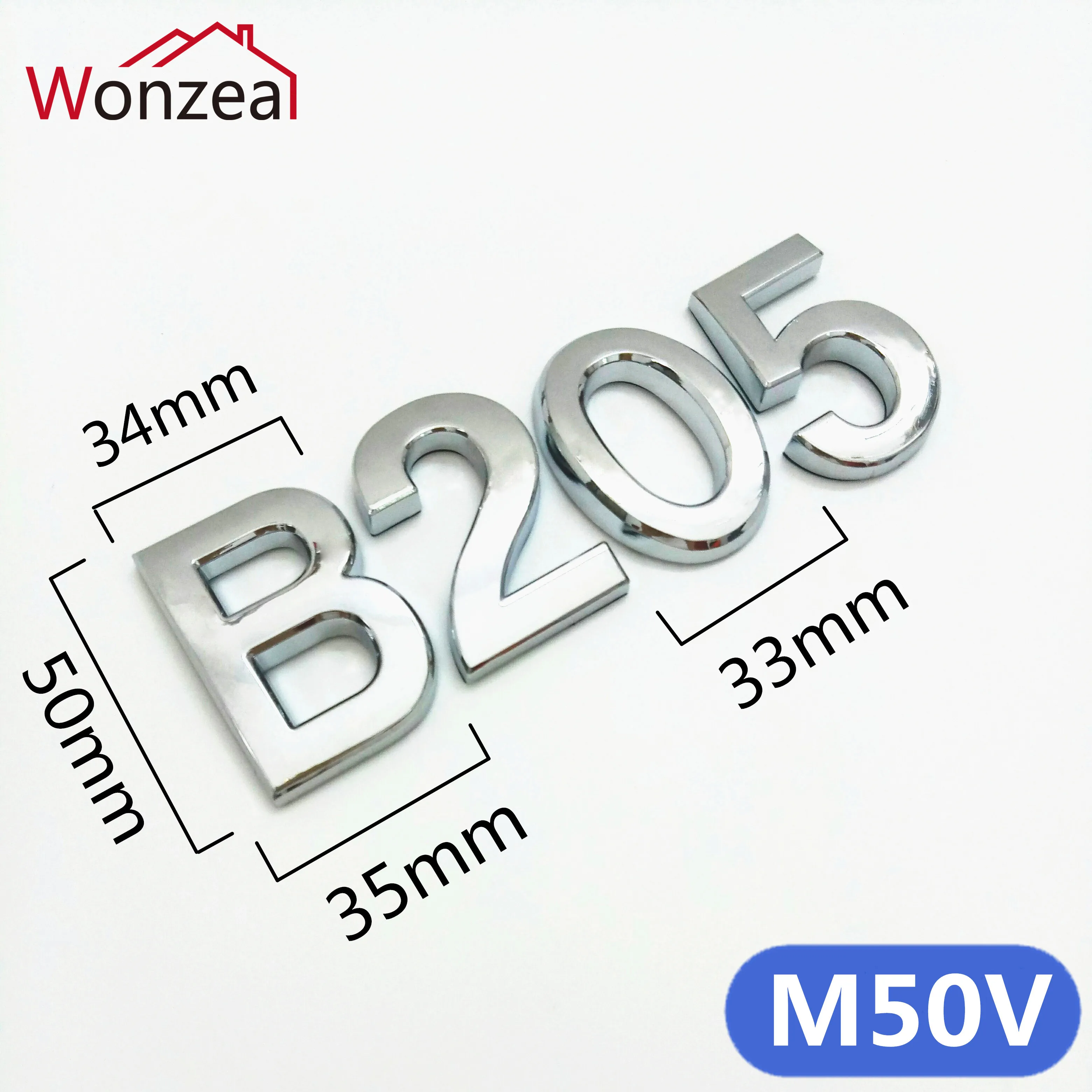 English Letters Door Plate Modern Plaque Door Number House Hotel Address Digits Sticker Plate Sign ABS plastic 5cm house number signs door signs