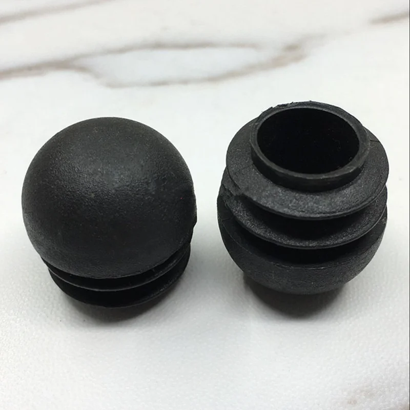 Plastic tube Insert plug Round Steel pipe End Blanking Caps non slip Furniture Chair Leg Dust Cover Pads Floor Protector 10pcs chair leg caps chair leg protector furniture foot protector furniture leg pads furniture foot pads furniture leg caps pipe plugs pipe inserts rubber furniture feet pads furniture feet