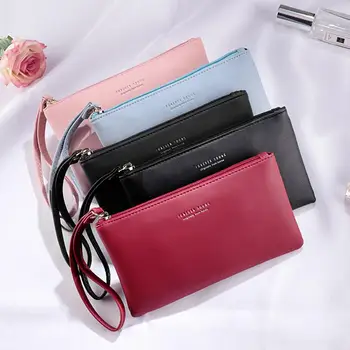 

2020 Women Clutch Bag Solid COlor PU Leather Handbag Envelope Bag Small Clutches for Women Phone Money Pouch Bag Female Wallet