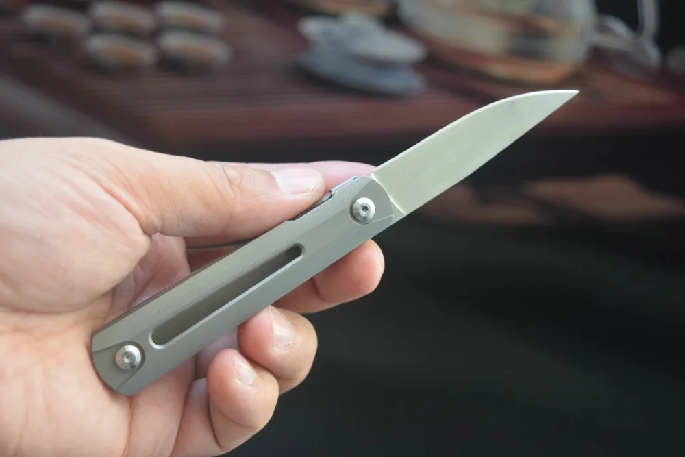 Trskt MS2 карманный нож S35VN сталь, TC4 Флиппер складной нож выживания Спасательные походные ножи Открытый EDC инструмент дропшиппинг