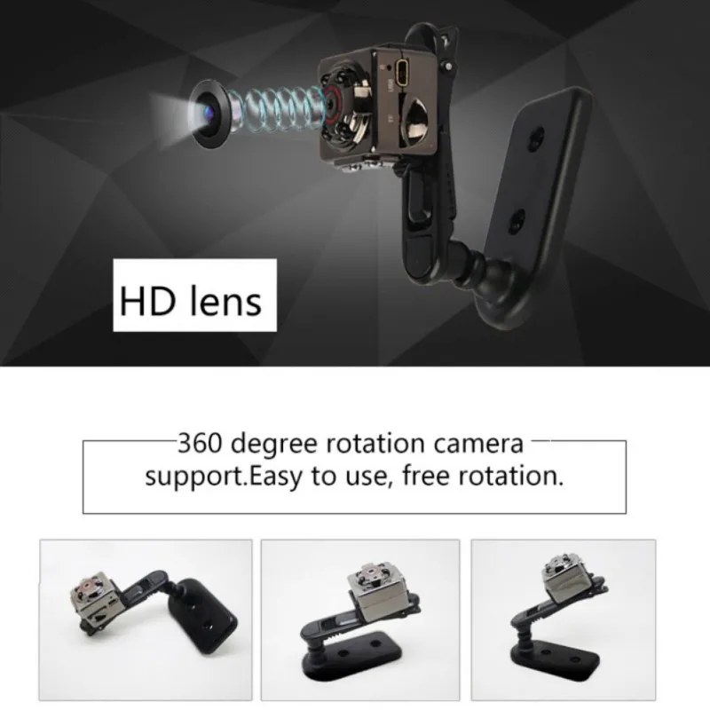HD камера мини камера 1080p SQ8 микро уличная камера Спорт Видео ночного видения тела DVR DV миниатюрный датчик движения мини камера
