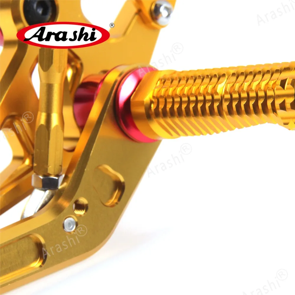 Arashi MT07 регулируемая подножка для ног для YAMAHA MT FZ 07 Rider задние наборы Rearset Подножка для ног