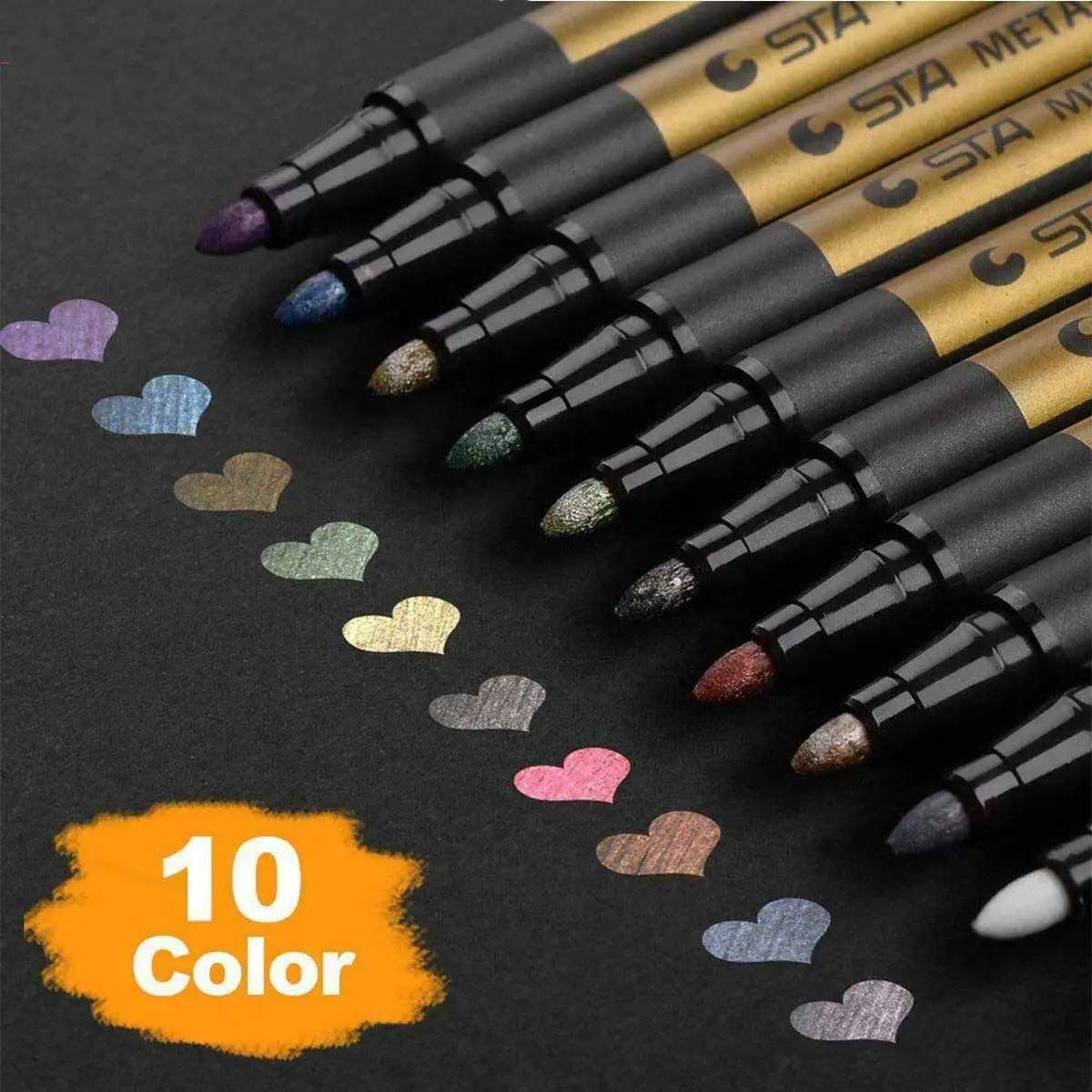 

Color waterproof pen car tire tread metal permanent paint marker pen graffiti oily marker pen stationery