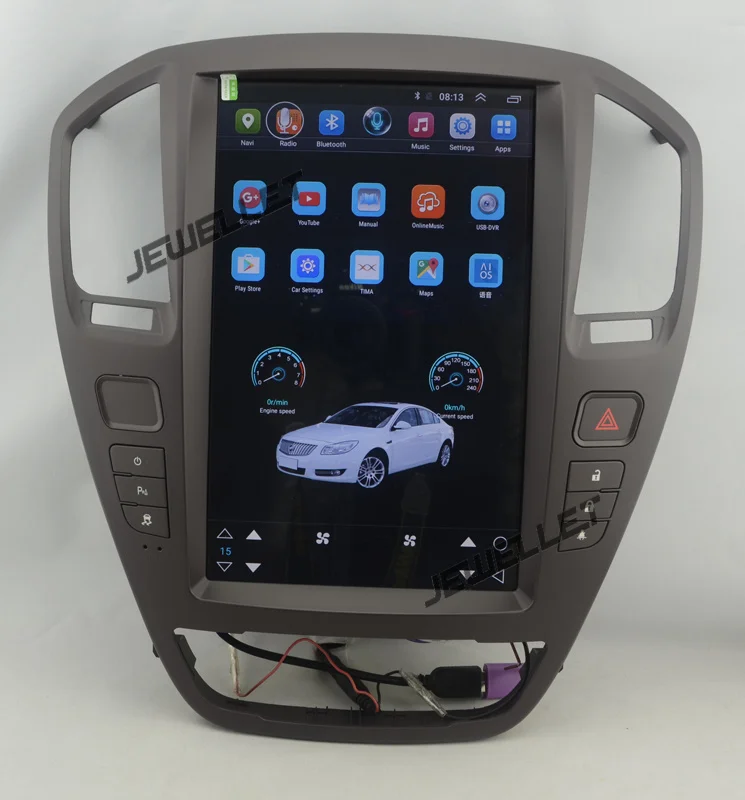 12 8 &quottesla стиль вертикальный экран Восьмиядерный android 9 Стерео gps навигация для Buick