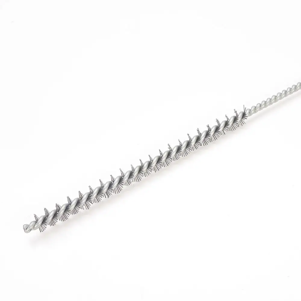 High Quality 2pcs/5pcs/10pcs 0.6cm Diameter Wire Tube Brush Steel Cleaning 30cm Total Length Hand Tool Metal Handle | Инструменты