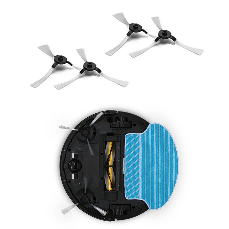 

4pcs Side Brushes For Polaris PVCR 0920WV 0920 Robotic Vacuum Cleaner Parts Home Household Cleaning Brush