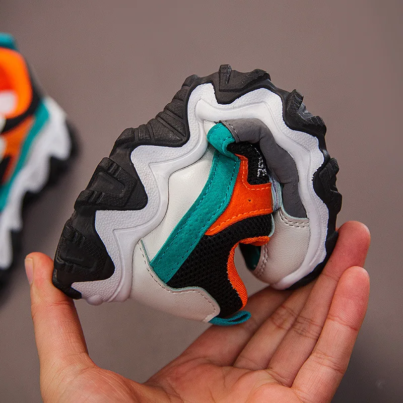 

Children Basketball Athletic Shoes 2020 Spring New Style Girls Casual Running Dad Shoes BOY'S Big Boy CHILDREN'S Shoes Fashion