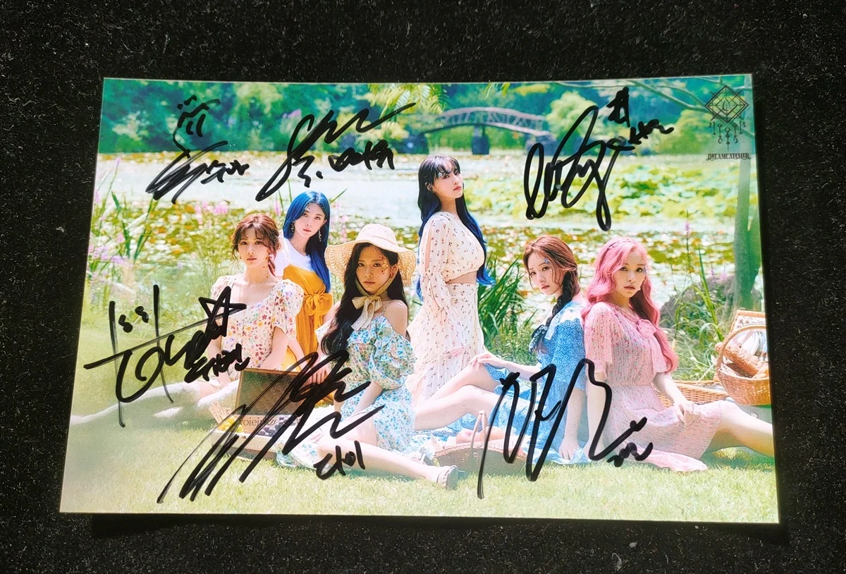 DREAMCATCHER Autographed Signed Photo Pictures K-POP Collection 4