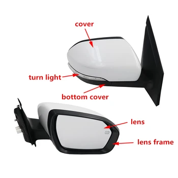 

Rear view mirror cover/Turn light/lamp for CHANGAN CS55/CS75 lens frame