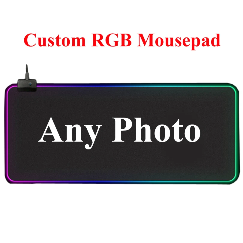 DIY заказной RGB коврик для игровой мыши настольный компьютерный